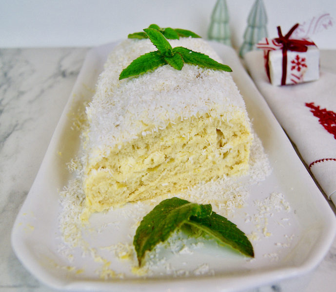 Bûche de Noël à la mangue