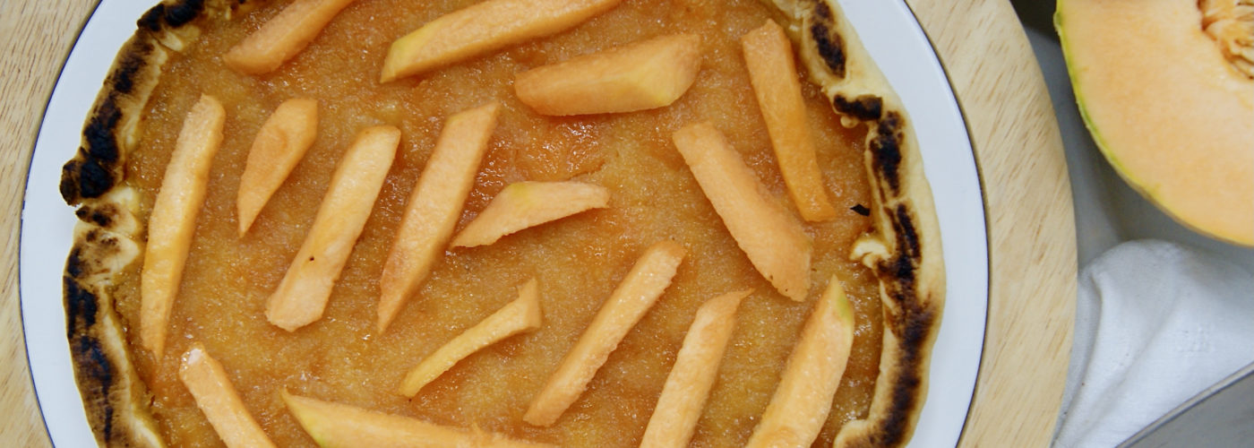 Tarte frangipane au melon