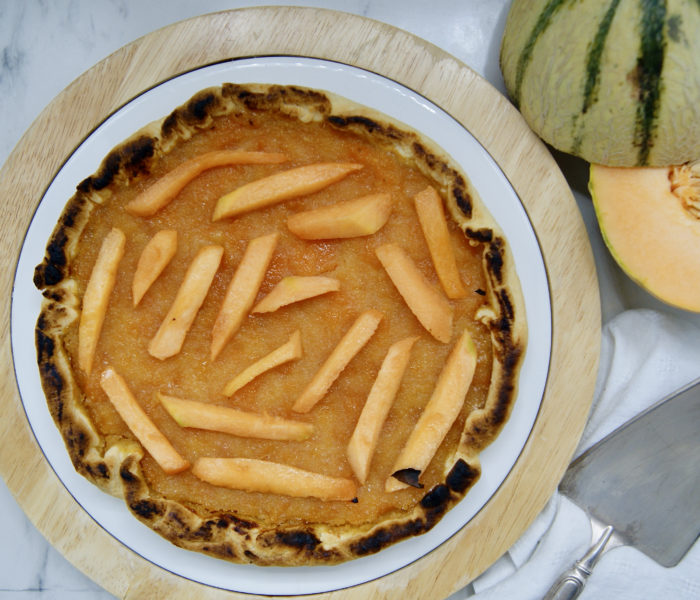 Tarte frangipane au melon