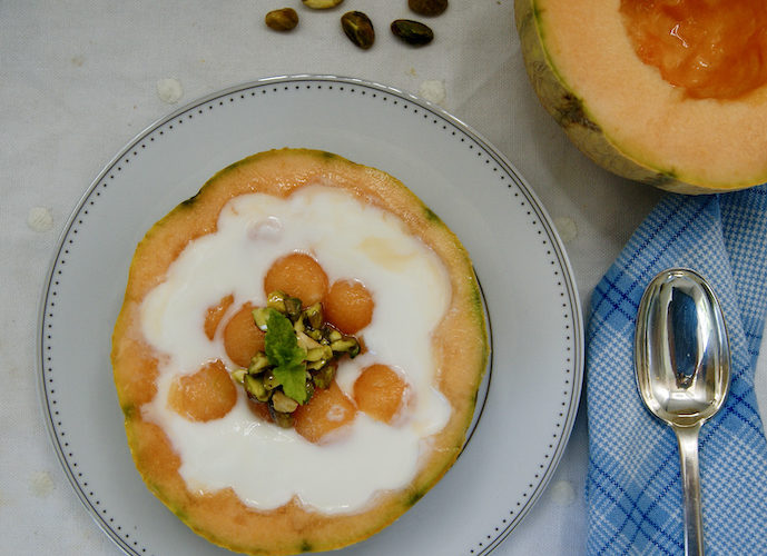 Melon farci