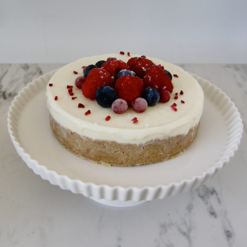 Cheesecake facile sans cuisson aux fruits rouges