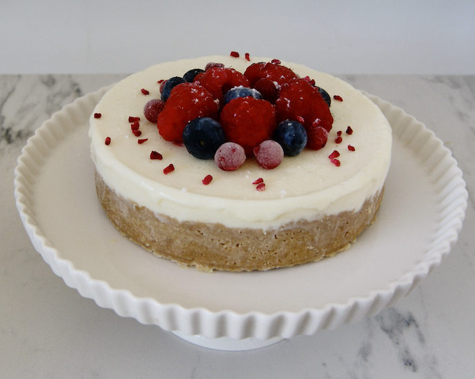 Cheesecake facile sans cuisson aux fruits rouges