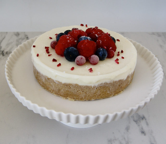 Cheesecake facile sans cuisson aux fruits rouges
