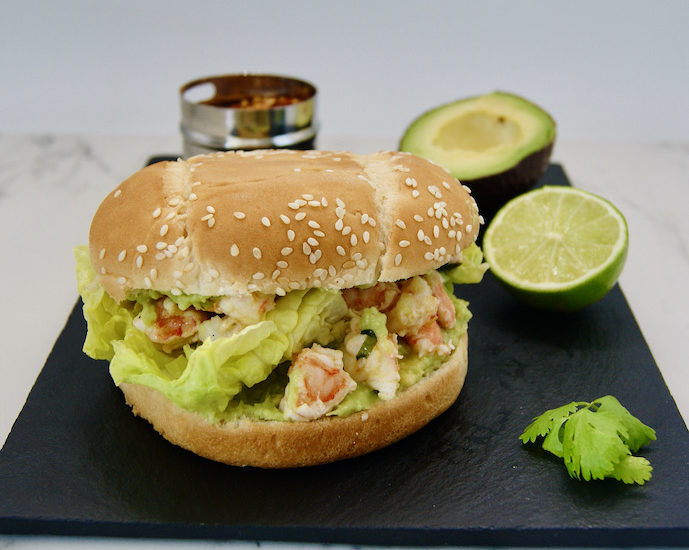 Burger de crevettes