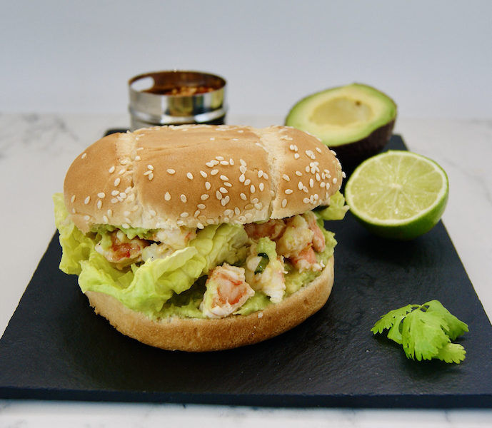 Burger de crevettes
