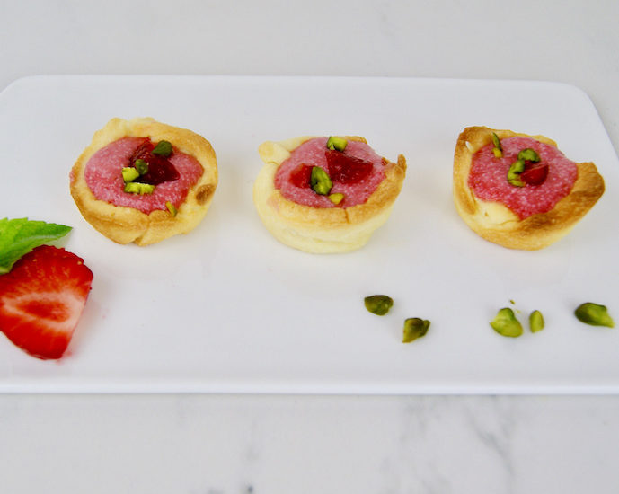 Mini-tartelette à la crème de fraises