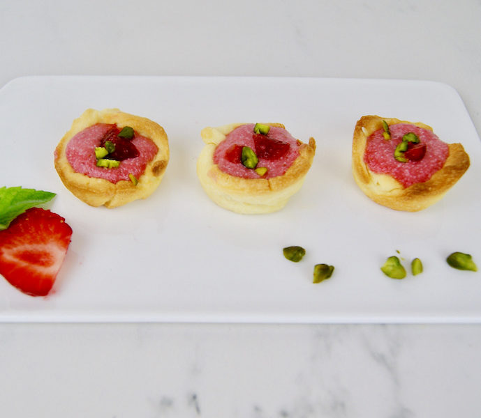 Mini-tartelette à la crème de fraises