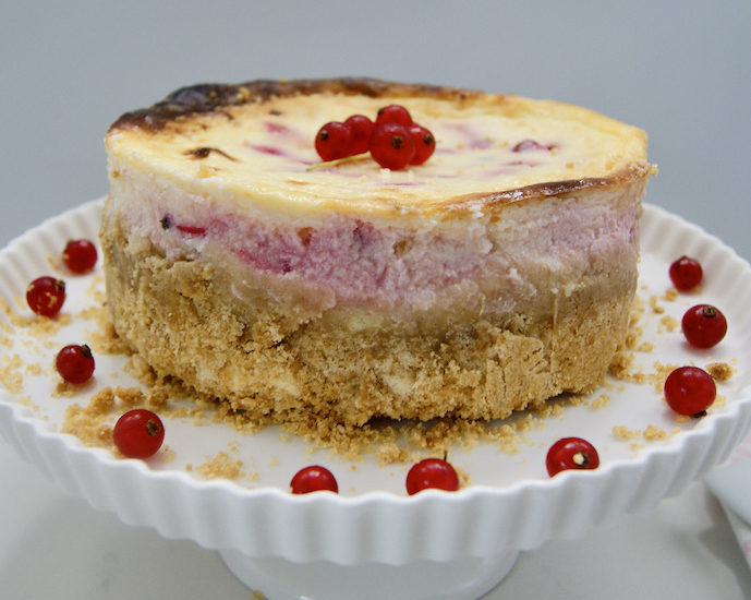 Cheesecake aux groseilles