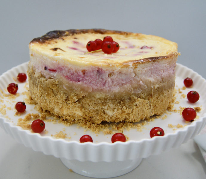 Cheesecake aux groseilles
