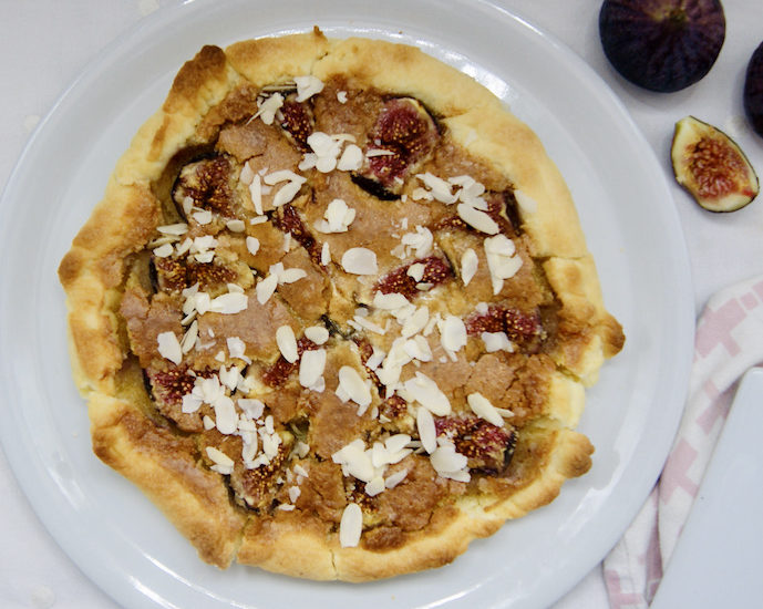 Tarte aux figues et crème d&rsquo;amandes