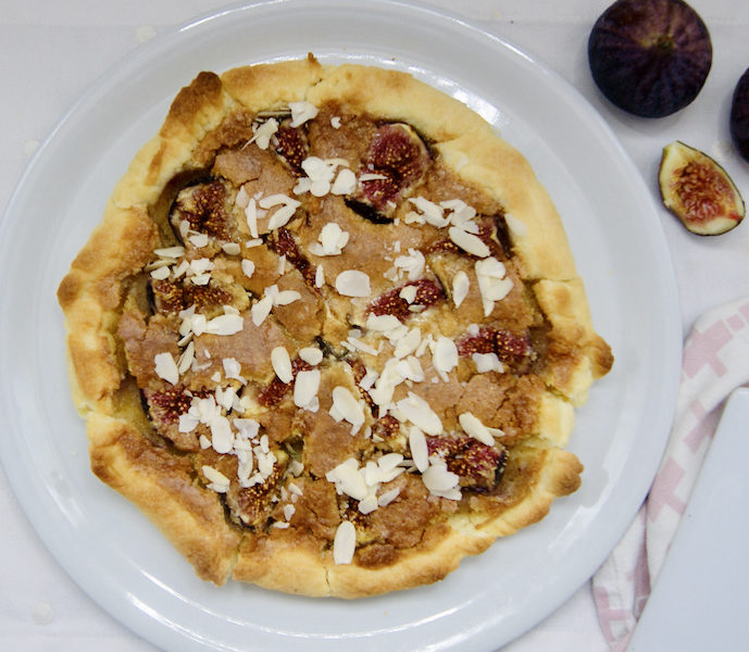 Tarte aux figues et crème d&rsquo;amandes