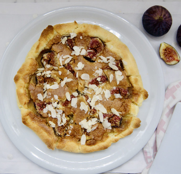 Tarte aux figues et crème d&rsquo;amandes