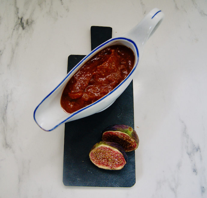 Sauce barbecue aux figues
