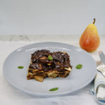 Lasagne à la poire, chocolat et menthe