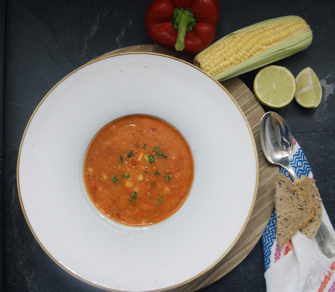 Chili d’haricots blancs et maïs