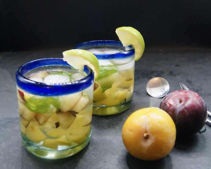 Mojito prunes basilic