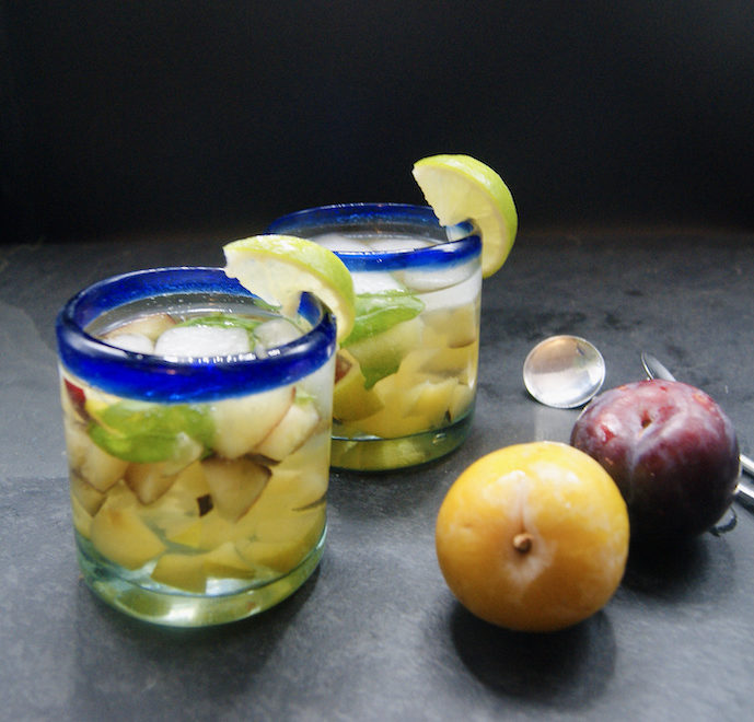 Mojito prunes basilic