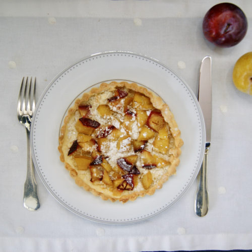 Tartelette aux prunes