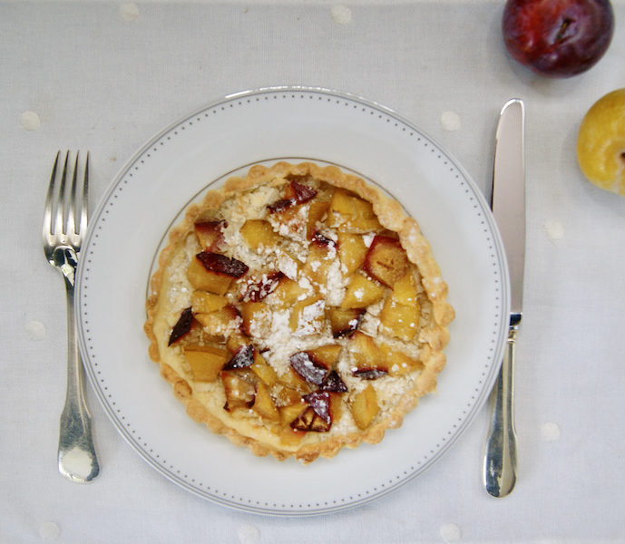 Tartelette aux prunes