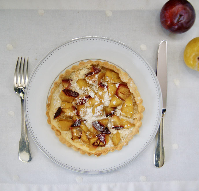 Tartelette aux prunes