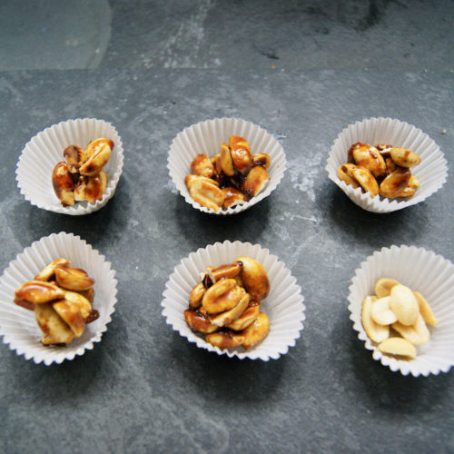Cacahuètes caramélisées