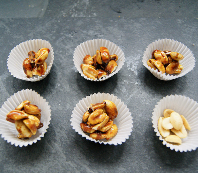 Cacahuètes caramélisées