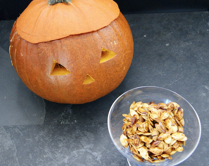 Graines de courge salées