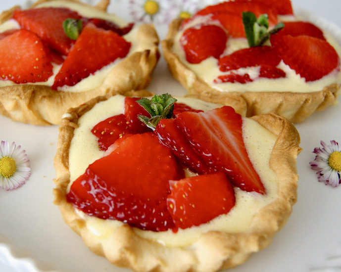 Tartelettes aux fraises