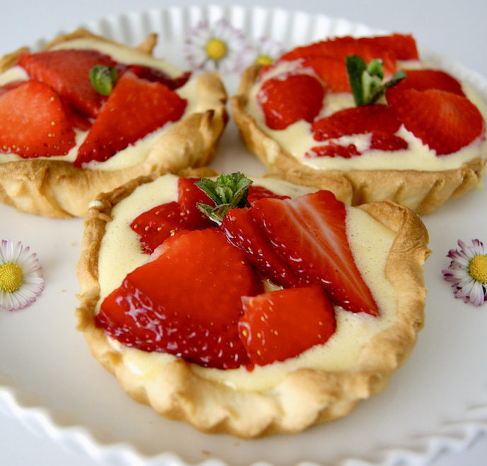 Tartelettes aux fraises