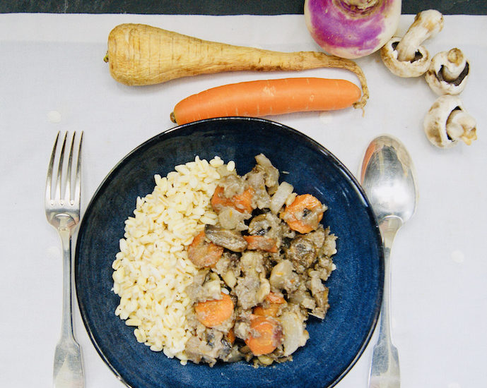 Légumes d’hiver, sauce Bourguignonne