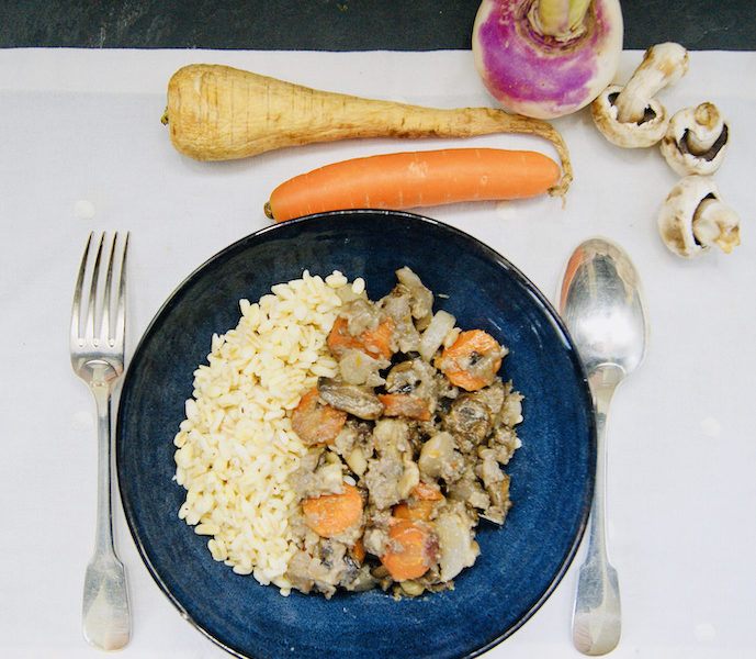Légumes d’hiver, sauce Bourguignonne