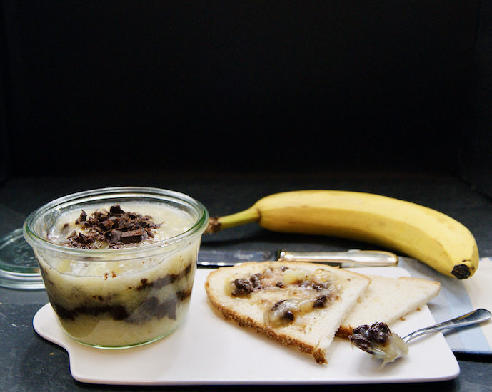 Confiture banane-coco-chocolat