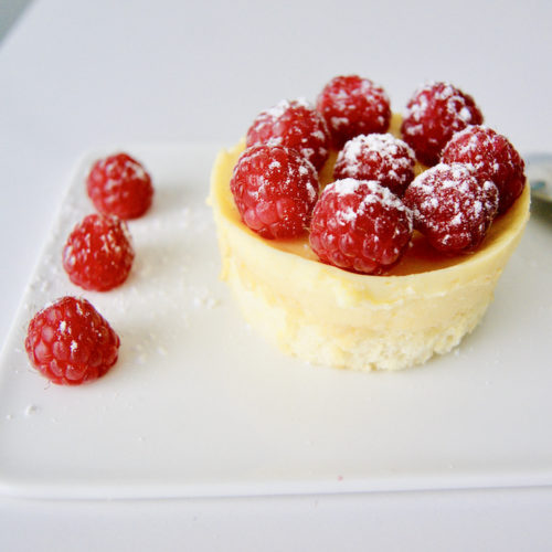 Petits gâteaux aux framboises
