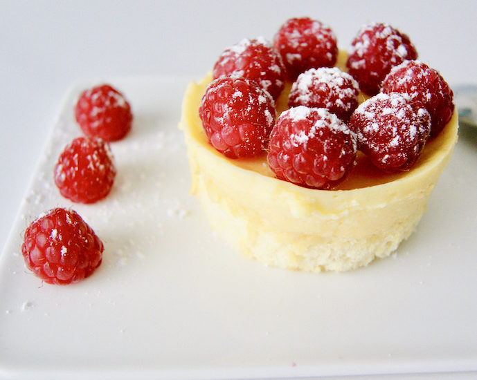 Petits gâteaux aux framboises