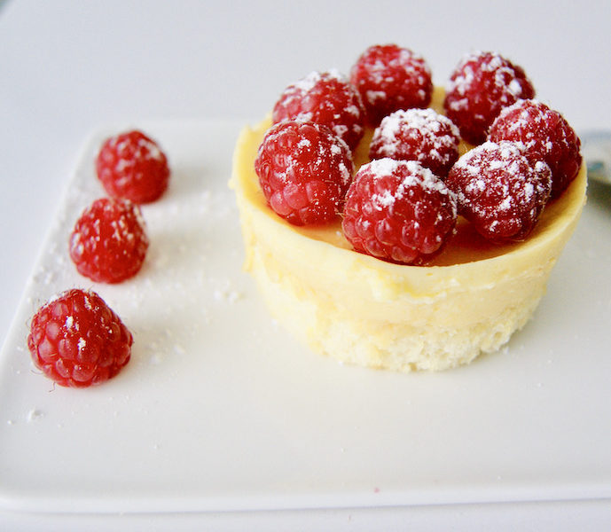 Petits gâteaux aux framboises