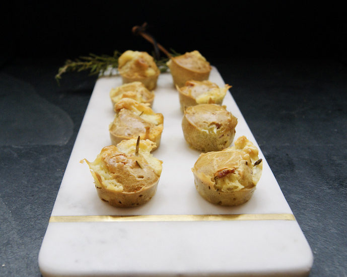 Mini-muffins à la raclette