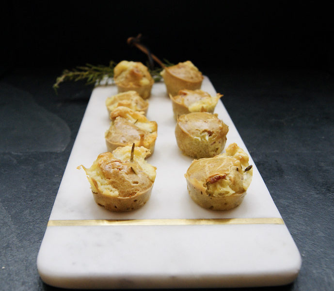 Mini-muffins à la raclette