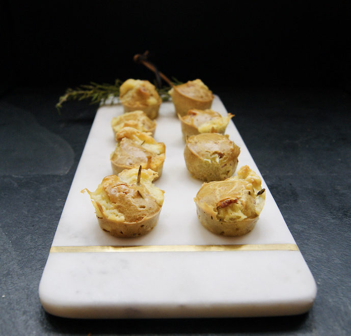 Mini-muffins à la raclette