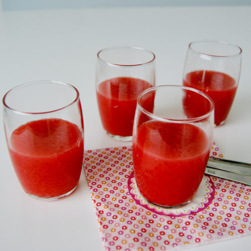 Tapioca à la grenadine