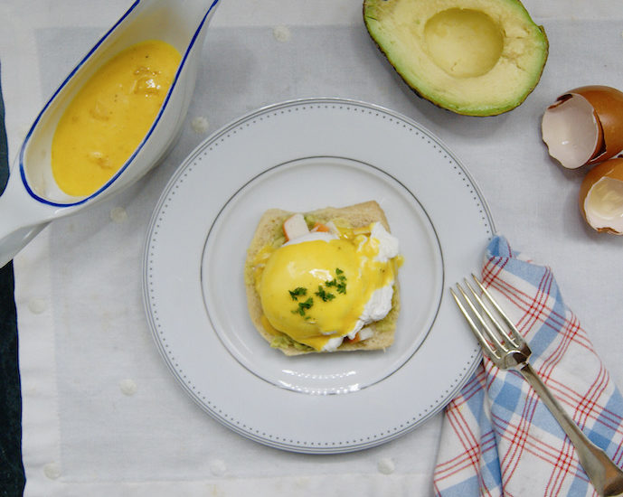 Oeufs Bénédicte et sauce hollandaise