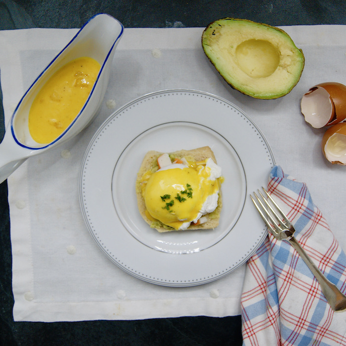 Oeufs Bénédicte et sauce hollandaise Menu to Shop