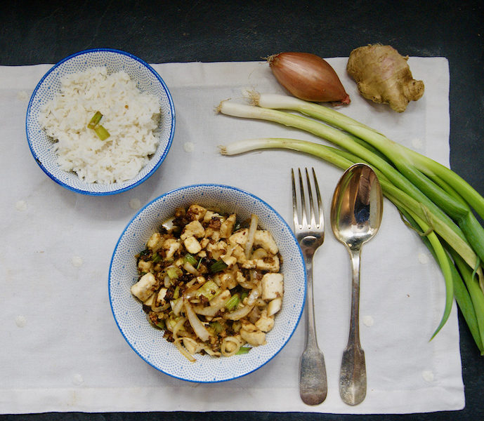 Tofu au poivre noir