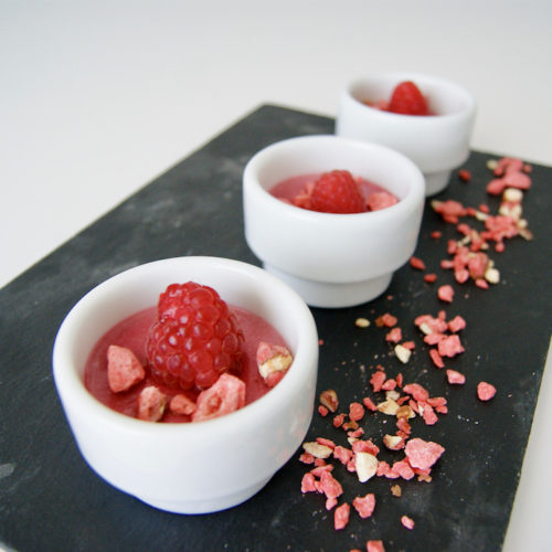 Panna Cotta aux framboises