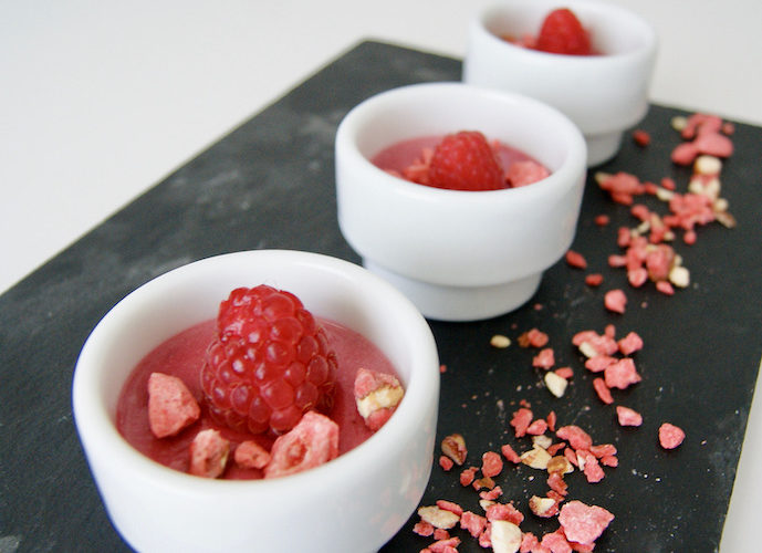 Panna Cotta aux framboises
