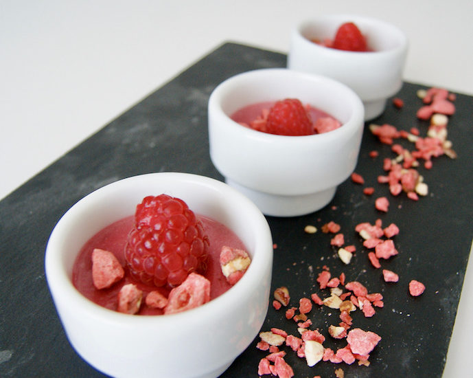 Panna Cotta aux framboises