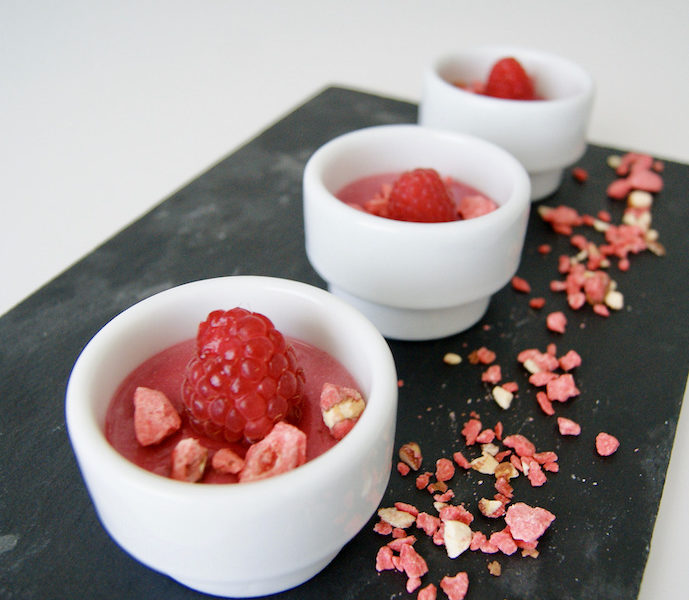 Panna Cotta aux framboises