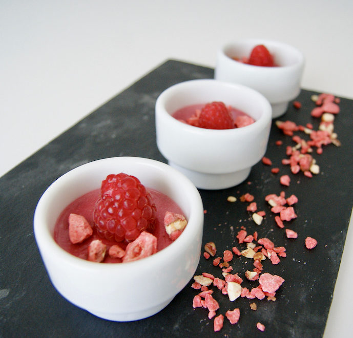 Panna Cotta aux framboises
