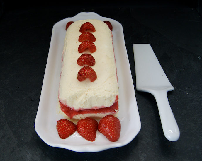 Semifreddo aux fraises