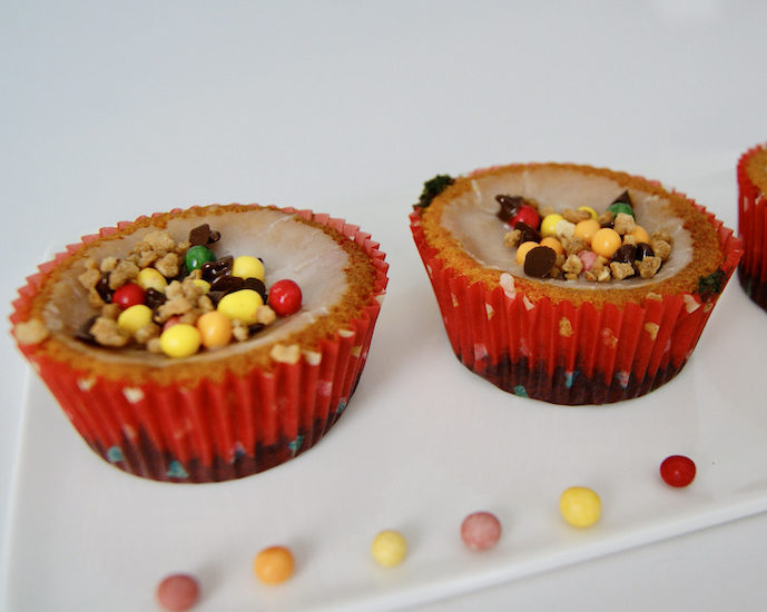 Muffins arc-en-ciel