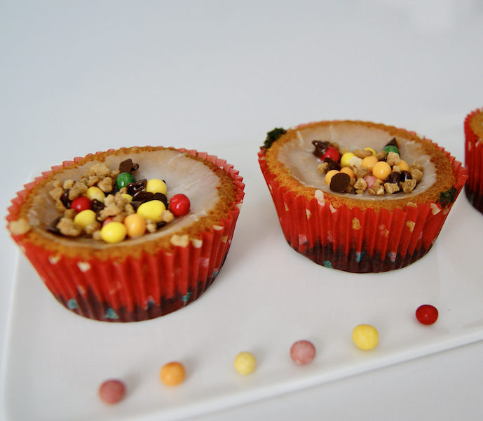 Muffins arc-en-ciel